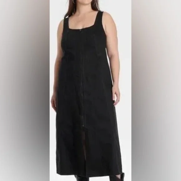 Women's Denim Tailored Corset
Midi Dress - Picture 5 of 8